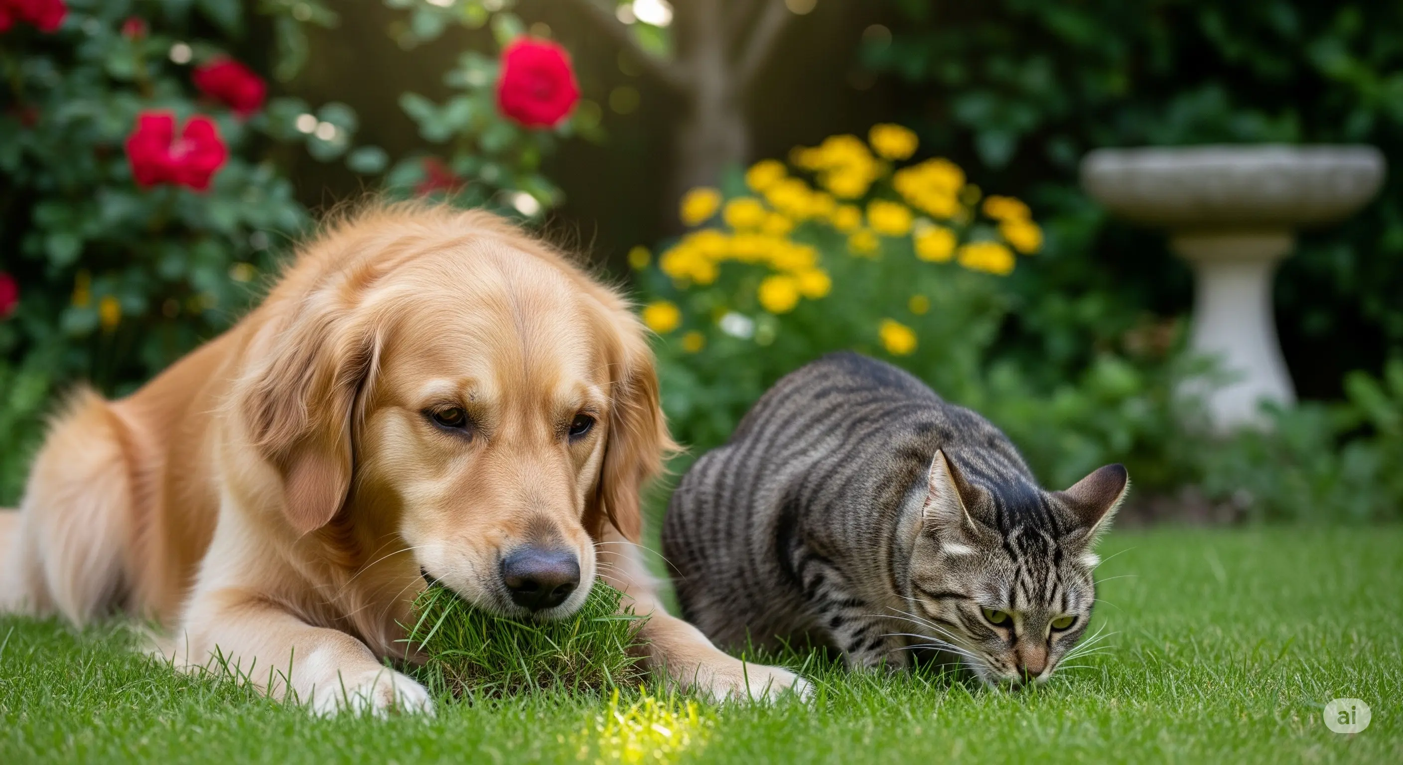 Perché Cani e Gatti Mangiano l'Erba? La Verità Dietro un Comportamento Millenario